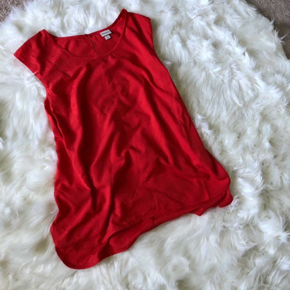 NWT Target Merona Red Sleeveless Blouse